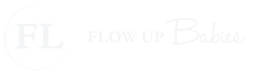 logo flow up babies version blanc